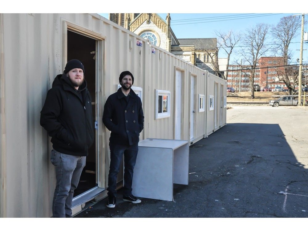 Shipping containers for homeless TelegraphJournal