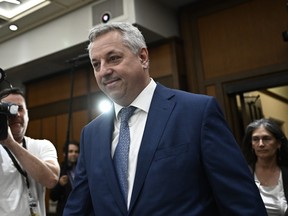 David Vigneault, Director of the Canadian Security Intelligence Service (CSIS), arrives to appear before the Standing Committee on Procedure and House Affairs (PROC) in Ottawa, on Tuesday, June 13, 2023.