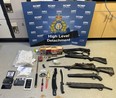 Items seized by High Level RCMP on Feb. 2, 2024.