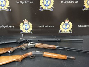 Photo to accompany Sault police weapons raid story