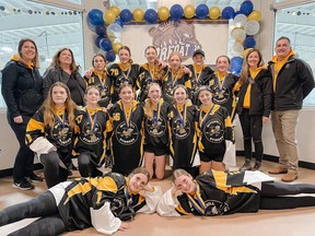 Mitchell U14A ringette team wins gold in Guelph