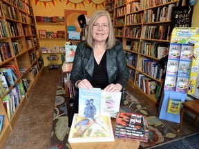 During a recent stop in Simcoe, children's author Marsha Skrypuch spoke about how historical fiction can teach young readers empathy and inspire them to help those in need.