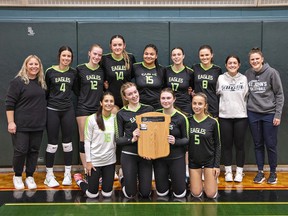 St. John's Eagles win senior girls volleyball title