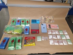 A quantity of suspected cocaine and ecstasy (MDMA), drug paraphernalia and Canadian currency were seized at a Port Dover residence, resulting in the arrest of a 69-year-old Norfolk County man.