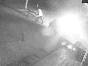 Brant OPP have released an image of a vehicle being intentionally set on fire in the village of Scotland early Saturday morning. Police are looking for information to identify a suspect in the incident.
