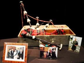 Some of the family memorabilia that was on display on February 3 as people from throughout Gananoque and the Township of Leeds and the Thousand Islands came to honour the memory of environmental activist Douglas Mackintosh. Lorraine Payette/for Postmedia Networkv