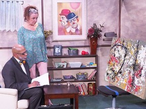 Rosemary Doyle as Maude Gutman and Cassel Miles as Lionel Percy