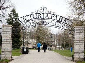 Victoria Park in downtown London. (File photo)
