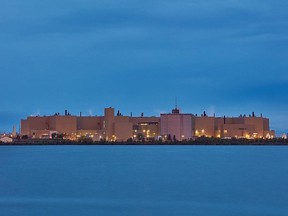 The Bruce Power site seen from Lake Huron. (files)