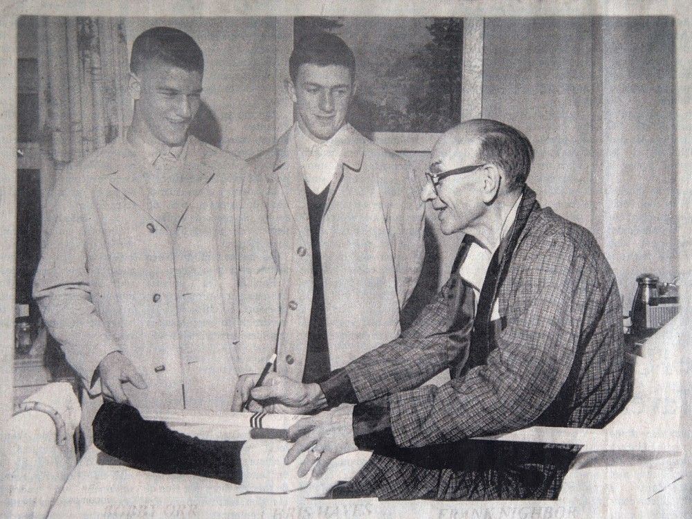 A centennial celebration of the Pembroke Peach Frank Nighbor