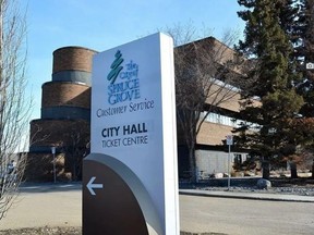 City Hall in Spruce Grove. File Photo.