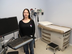 Amanda Rainville is a nurse practitioner and executive director of the Capreol Nurse Practitioner-Led Clinic on Young Street in Capreol, Ont. John Lappa/Sudbury Star/Postmedia Network