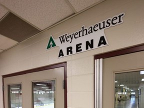 grande prairie arena Weyerhaeuser