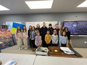 The Ukrainian Association of Fredericton has launched a weekly school at The Cultural Centre where math, Ukrainian language, and French classes are taught by volunteer teachers to an average of 30 students.