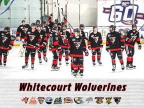 The Whitecourt Wolverines received their first-ever Dave Duchak Trophy in the AJHL.
