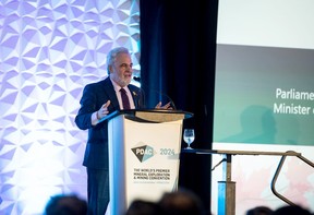 Marc Serre, MP for Nickel Belt and parliamentary secretary to the minister of energy and natural resources, participated in opening ceremonies for the 2024 Prospectors and Developers Association of Canada convention in Toronto.