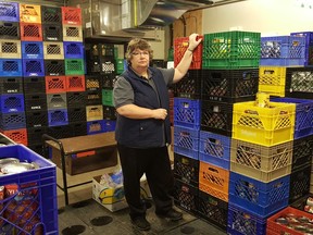 Jane Buckley, executive director of the Oromocto and Area Food Bank, says there's been a sharp increase in military personnel and other employees at Base Gagetown using the food bank in recent years.