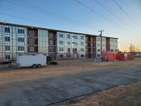 The 49-unit Westgate Apartments development behind Shoppers Drug Mart in Sussex