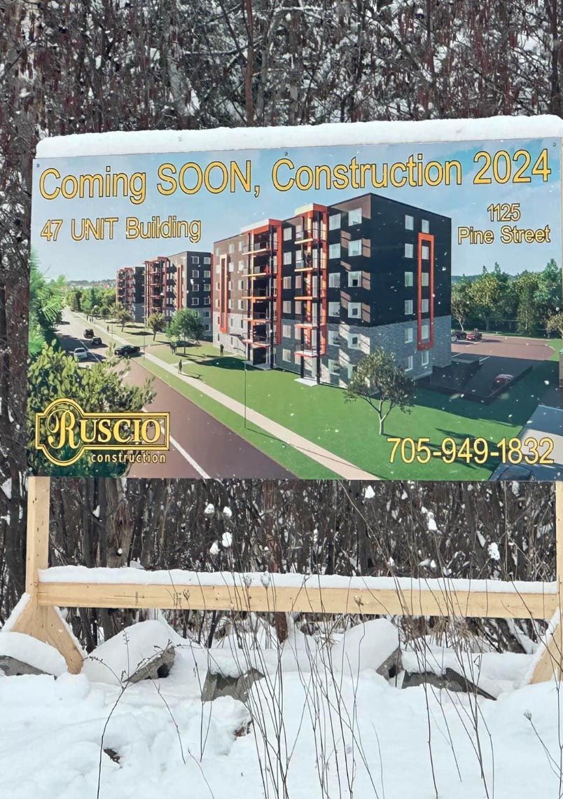 Sault Upper Pine Street to see more market rental apartment units built