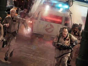 Annie Potts, Bill Murray, Dan Aykroyd and Ernie Hudson in 'Ghostbusters: Frozen Empire.'