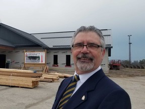 Hepworth-Shallow Lake legion president Jim Copp said he expects the legion to open in September in its new building. Photo taken March 16, 2024 in Hepworth, Ont. (Scott Dunn/The Sun Times/Postemedia Network)