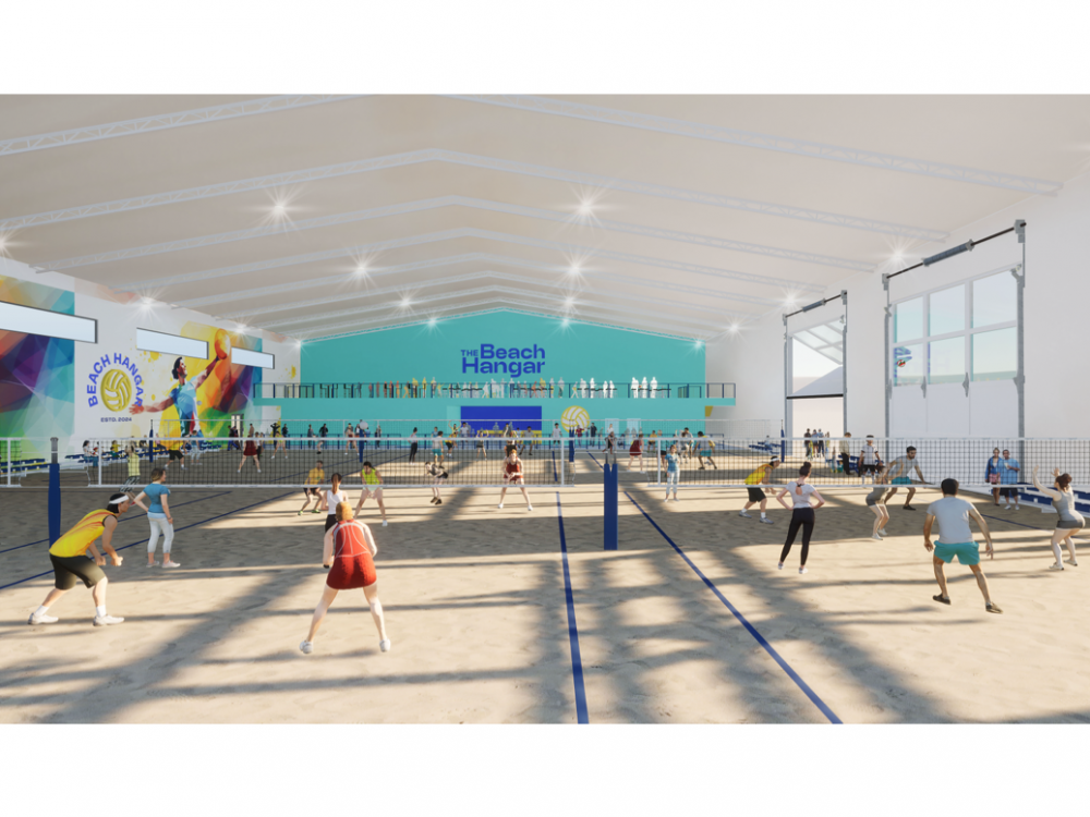 Huge indoor beach volleyball complex planned at London airport The