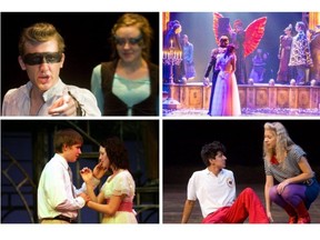 A collection of scenes from several of the Grand Theatre High School Project productions. (Free Press files)