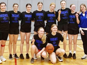 Intermediate girls South Regional basketball champs from Mitchell