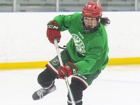 Former London Devilettes hockey player Emma Pais (Derek Ruttan/The London Free Press)