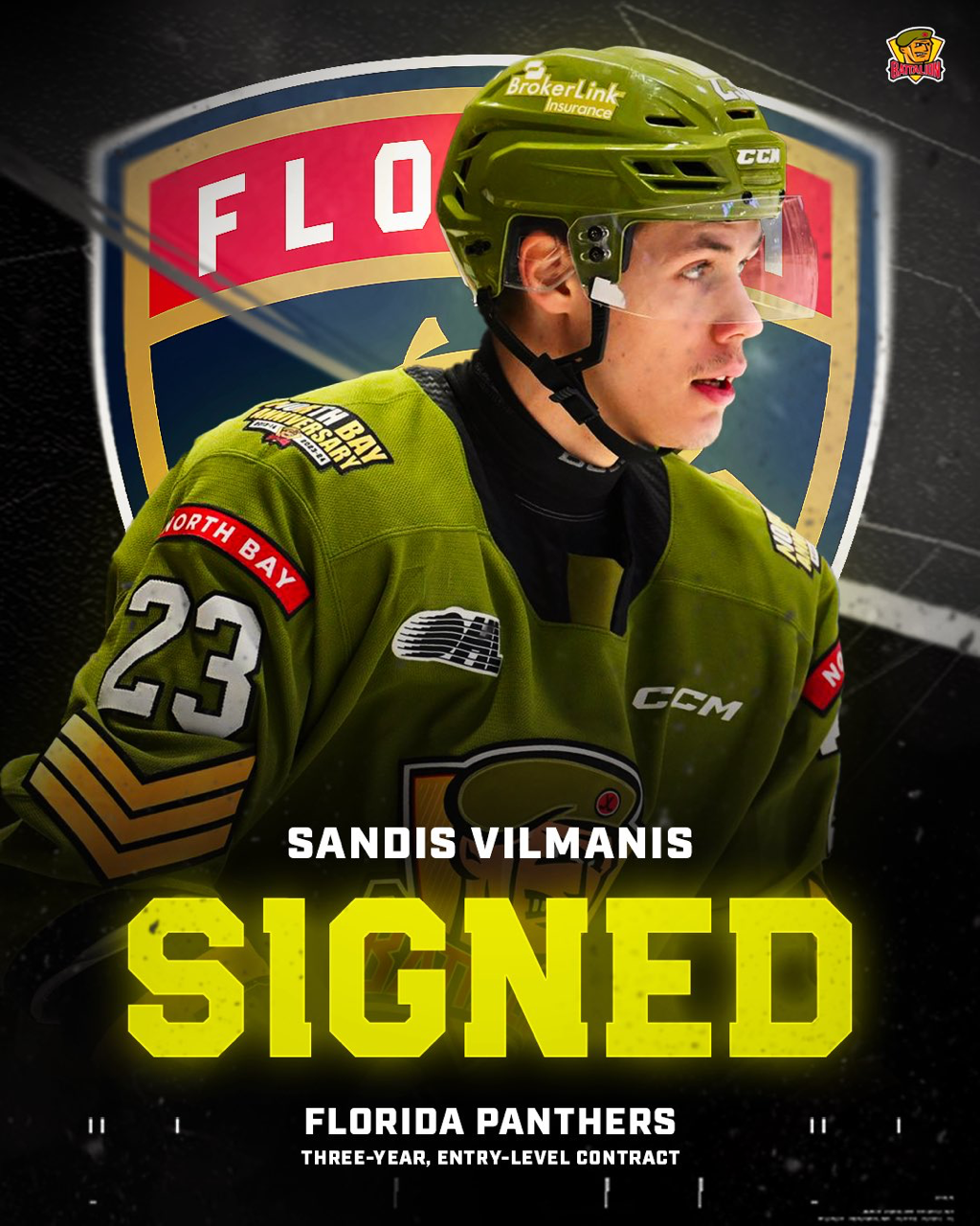 Sandis Vilmanis signs deal with Florida Panthers