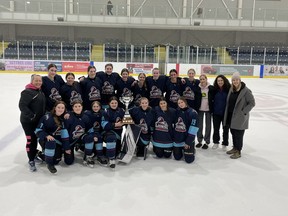 Assumption College are the AABHN girls hockey champions.