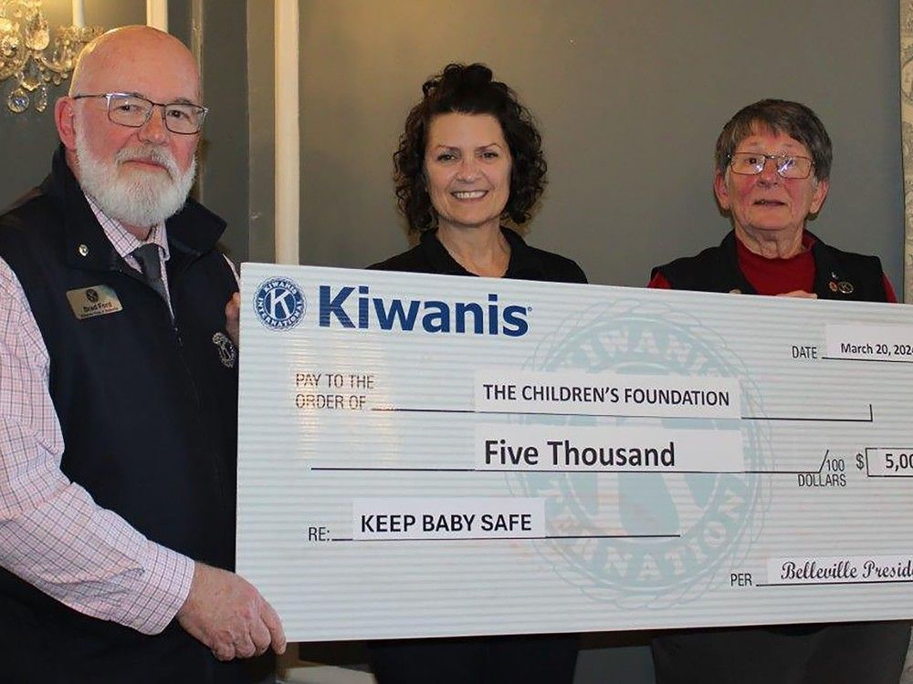 Kiwanis Club supports The Children's Foundation | Belleville Intelligencer