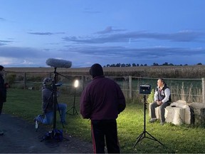 Filming of Feeding Canada, a documentary by Simcoe's Tanya van Rooy, was done at farms across Norfolk during the COVID-19 pandemic.