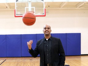 Robel Asgedom found the YMCA to be a magical place that offered healing when he was welcomed there as a seven-year-old boy in 1991 after arriving in Canada from his war-torn homeland in Tigray, a northern state in Ethiopia. He still enjoys playing basketball at the YMCA. (Ellwood Shreve/Chatham Daily News)