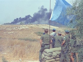 Canadian peacekeepers were in Cyprus when peace talks collapsed in August, 1974.