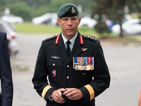 A 2021 file photo of Maj.-Gen. Dany Fortin, who says his requests for records are being stonewalled. In some cases, officials claim not a single record exists. For other requests, the military and department officials must first consult with their political masters before releasing the material.