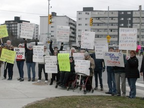 Bath road protest