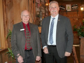 Doug Cook, left, and George Finch