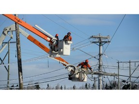NB Power crews work to restore electricity