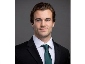 Michigan State Spartans hockey captain Nash Nienhuis. (MSU Spartans Photo)