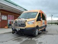 A Grey Transit Route bus at the Owen Sound transit terminal.