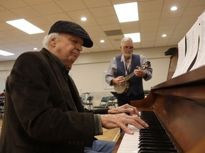 Pianist Steve Lane and ukulele player Rick Clements perform during a January open house at the Strangway Community Center in Sarnia.  A new season of city-organized adult recreation programs is set to begin.