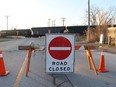 St. Andrew's Street in Sarnia was closed Thursday morning near Vidal Street because of a train derailment. CN said there were no leaks or injuries.