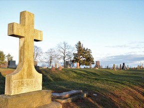 Hundreds of plots remain unsold at Bayview Cemetery in Port Rowan.  Interment rights have already been sold for hundreds more.