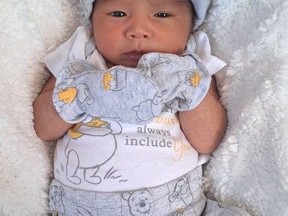 Baby boy Raiden Thomas Deschamps-Eshkakogan was born Feb. 2 at 8:52 to Brianna Eshkakogan and Austin Deschamps, weighing 8 lbs, 4 oz. He is the little brother of Kulez.