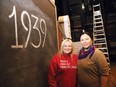 Sarah Gartshore, left, and Lisa Cromarty are cast members of the 1939 production featured at the Sudbury Theatre Centre in Sudbury, Ont. John Lappa/Sudbury Star/Postmedia Network