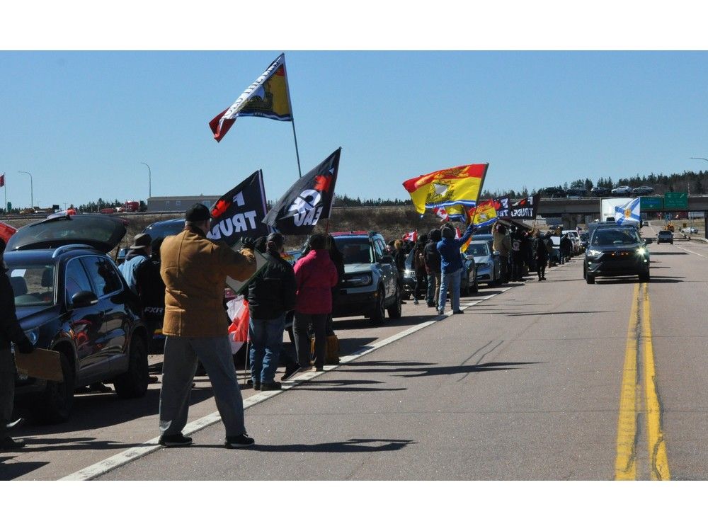 TCH closed at border as gas tax protesters gather Telegraph Journal