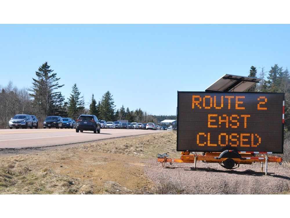 TCH closed at border as gas tax protesters gather Telegraph Journal