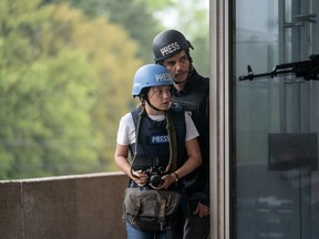Cailee Spaeny and Wagner Moura in 'Civil War.'