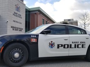 Saint John police vehicle